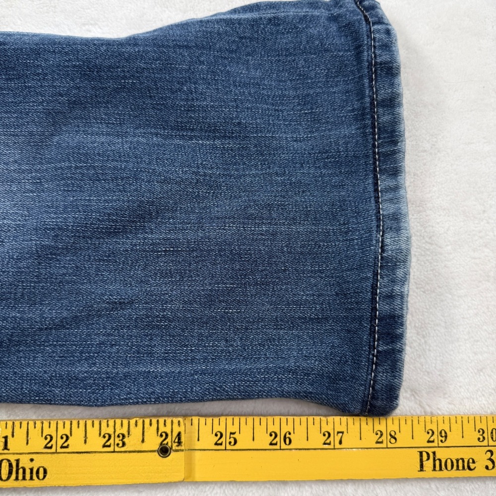Miss Me Signature Bootcut Jean 28 JP7694BV Embellished  Medium Wash Distress - Picture 7 of 7
